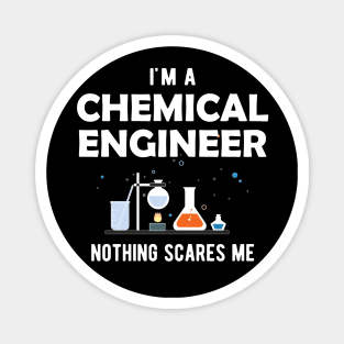 Chemical Engineer - I'm a chemical engineer nothing scares me Magnet